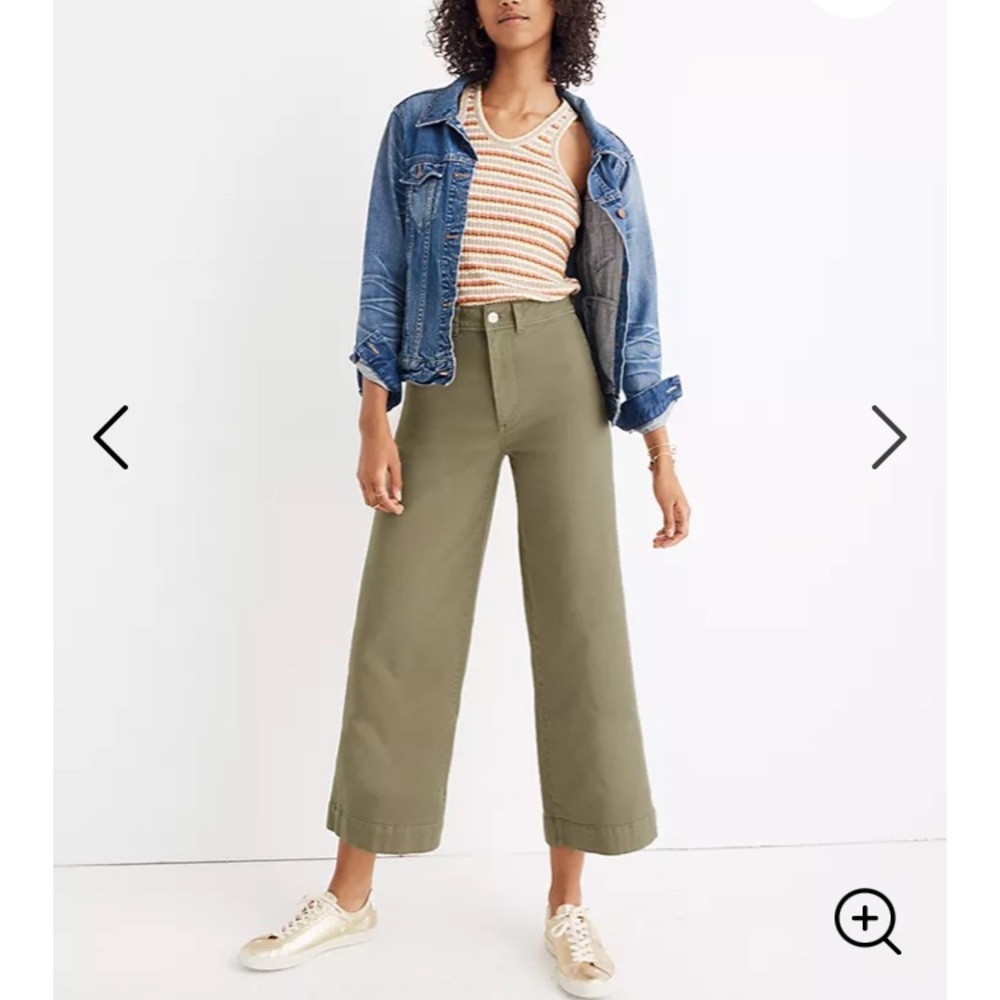 Madewell Emmett Crop Wide Leg Pants